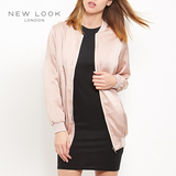NEW LOOK夏季新款女装粉色休闲夹克百搭短外套|376714672