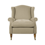 Corner House|高端定制家具|欧法式新美式现代简约单人实木沙发椅