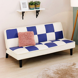 简约现代广东省多功能成人户型可折叠皮艺单人布艺简易实木沙发床