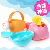 皇室 宝宝洗澡玩具套装 软胶花洒水车 戏水沐浴玩水 婴儿儿童玩具