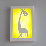 缕空雕刻可爱鹿环保儿童卡通灯LED卧室床头灯装饰灯卡通壁灯