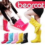 Bearc*t正品时尚女雨靴出口日本韩国雨鞋外贸雨鞋套便携雨靴