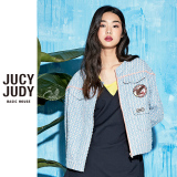 Jucy Judy百家好2016春装新款潮休闲牛仔外套女专柜正品JPJP122B