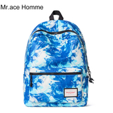 Mr.ace Homme包包2016新款双肩包潮书包中学生女校园背包男旅行包