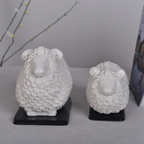 景德镇陶瓷器可爱万福羊创意时尚家居工艺品礼品装饰品摆件礼物