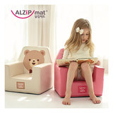 韩国代购alzipmat儿童沙发宝宝单人座椅卡通靠背柔软环保易清洁