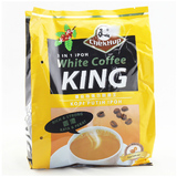 马来西亚原装进口 泽合 怡保速溶三3合一1白咖啡王king香浓600g
