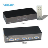 VGA切换器 4进1出视频音频切换器 VSB41IR电脑 切换器