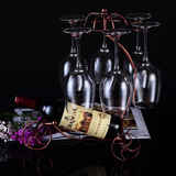 欧式铁艺红酒架 创意葡萄酒架  酒杯架倒挂杯架 摆件时尚家饰