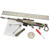 全金属玩具AS50狙击枪步枪模金属枪模武器合金枪械模型钥匙扣挂件