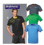 DONIC多尼克 83268圆领乒乓球服短袖上衣比赛球衣T恤正品