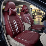 竹炭条超纤皮四季汽车座套 专用坐套座椅套奥迪Q5奇骏沃尔沃XC60