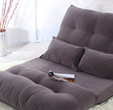日式卧室小型懒人沙发 布艺午休折叠沙发床 双单人可拆洗椅飘窗榻