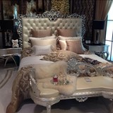 欧式床真皮床1.8米双人床实木床结婚床新古典酒店奢华公主床 特价