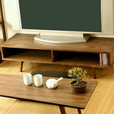 胡桃木电视柜1.2米北欧宜家日式简约现代小户型组装木制住宅家具