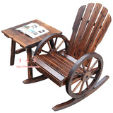 户外休闲阳台躺椅庭院实木摇椅逍遥椅老人椅摇摇椅木质yaoyi睡椅