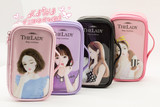 韩国外单 可爱复古洋娃娃防水PU化妆包 刷包 化妆刷护肤品收纳