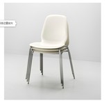 IKEA南京宜家家居代购 雷夫尼 椅子,餐椅会议椅 白色,布鲁林 镀铬