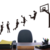 可定制个性创意体育运动打篮球男生宿舍墙壁布置墙贴纸客厅装饰画