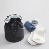 韩国男女旅行内衣收纳包M号圆桶形抽绳洗漱化妆包整理包