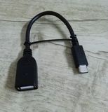 USB3.1数据线 OTG线带USB供电 type-c转USB2.0母外接鼠标健盘U盘