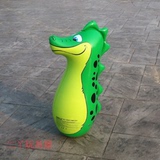 充气鳄鱼不倒翁恐龙玩具气球沙袋底儿童宝宝戏水健身益智拳击玩具