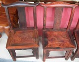 新店特价 包邮 红木家具老挝大红酸枝中号靠背椅 实木凳子成人椅