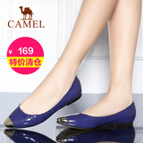 【特价清仓】camel 骆驼女单鞋夏季浅口尖头时尚休闲鞋女平跟鞋