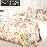 Royalrose全棉四件套 纯棉床单被套 床上四件套欧式田园床上用品