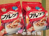 日本代购直邮卡乐比calbee水果颗粒果仁谷物杂粮营养麦片零食800g