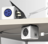 荷兰阿乐乐可PowerCube模方插座魔方插座USB 旅行居家办公创意