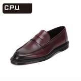 C.P.U. Dr.Martens英国马丁英伦商务舒适圆头平底男款乐福鞋