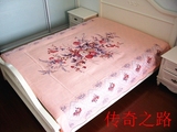 中式国民传统磨毛全线纯棉老式加厚植物花卉上海面料床单丝光