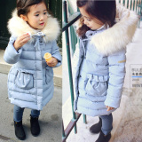 香港代购童装2015冬装新款ZARA女童加厚外套儿童羽绒棉中大童棉衣