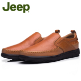jeep男鞋手工鞋真皮 套脚低帮男鞋日常休闲特价包邮男懒人鞋JS316
