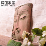 泰国沙雕工艺品 客厅墙上装饰佛像壁挂板 门厅走廊过道墙面壁饰