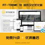 wordpress外贸企业产品展示主题RT-Theme 18中文汉化最新版1.9.1