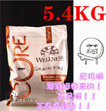 WDJ推荐 正品 Wellness Core 成猫无谷猫粮 鸡肉鱼肉 5.4kg包邮