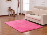 现代丝毛加厚紫色地毯客厅卧室床边铺满可定制绿色玫红灰色咖啡色
