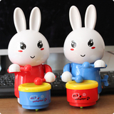 儿童宝宝卡通益智婴童玩具上链打鼓小兔子 带音乐 礼物