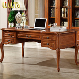 Lilita新款家具家用办公写字桌美式组装欧式实木台式迷你板式书桌