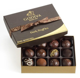 海淘正品现货 美国原装进口Godiva高迪瓦黑松露巧克力12粒礼盒
