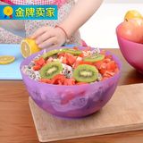 家用塑料蔬菜水果沙拉碗凉拌小吃米饭甜品面条碗泡面碗创意大碗
