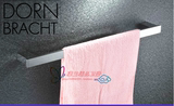 年终大促 进口德国当代304不锈钢单杆毛巾架 方形2014新款