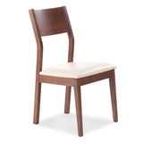 北欧实木餐椅简约现代餐厅木椅原木色黑色椅子软包皮艺餐桌椅组合