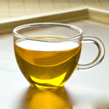 欧式创意咖啡杯子 耐热玻璃红茶茶具花茶杯带把小茶杯品杯 50ml