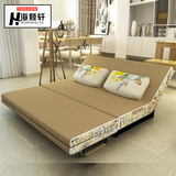 北欧小户型客厅家具 多功能可拆洗布艺沙发床 三人沙发床