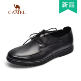 Camel/骆驼男鞋2016春季新款系带日常休闲鞋牛皮透气鞋A261043241