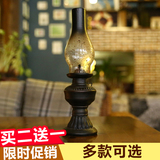 中式复古摆件怀旧煤油灯工艺品创意家居饰品客厅咖啡厅酒柜装饰品