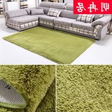 现代加厚丝毛纯色可水洗地毯客厅卧室茶几床边毯 满铺定制